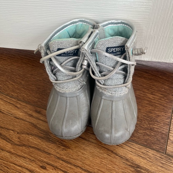 Sperry Other - Sperry 6M Kids Gray Rain Boots